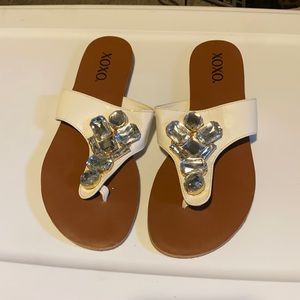 USED XOXO SANDALS BUT STILL IN GREAT CONDITION 👍🙂 .